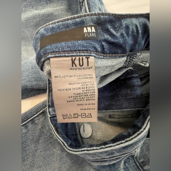 Kut From The Kloth Ana Flair Blue Jeans - Picture 11 of 15